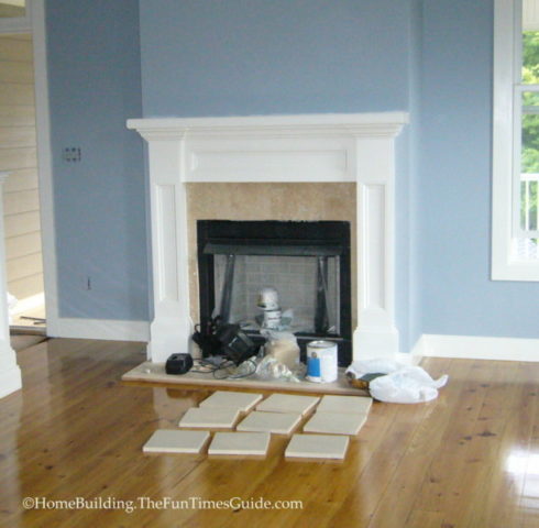 fireplace remodel