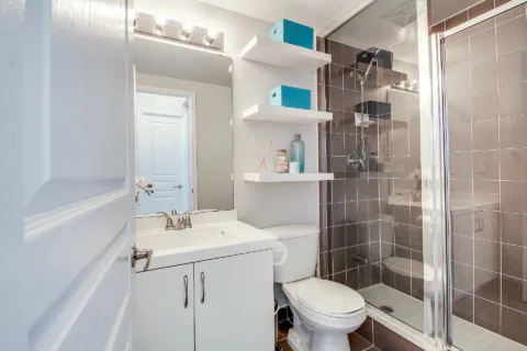 This is a good example of a shower-only bathroom.