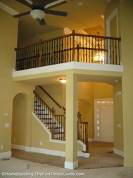 open staircase designs can include a catwalk catwalk to an open room