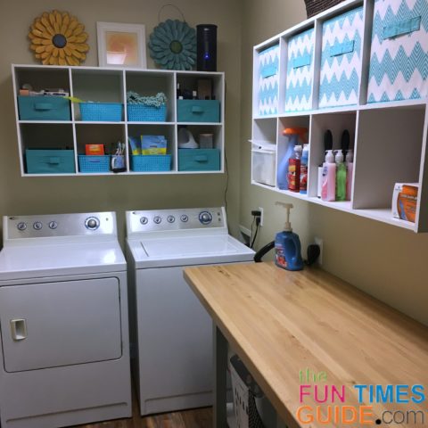 Need small laundry room ideas? I put all of my best ideas into this DIY laundry room makeover.