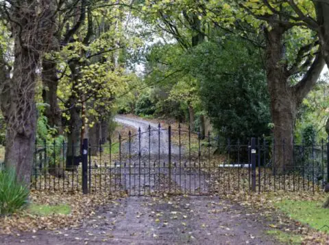 wrought iron automatic driveway gates 