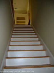 this traditional stairwell is not an example of open staircase designs