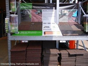 Using envirotile and rubber pavers for DIY deck and patio projects