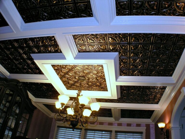 A DIY Ceiling Tiles Project How Much Do Tin Ceiling Tiles Cost? Plus