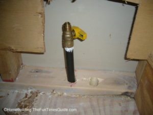 installing a gas stove
