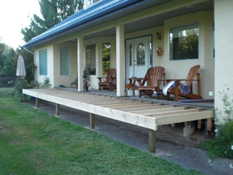 home remodeling deck extension
