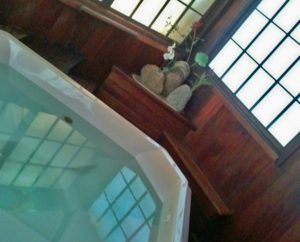 indoor hot tub installation