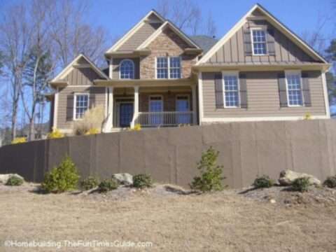 painted-concrete-retaining-wall there are a lot of different retaining wall options to choose from
