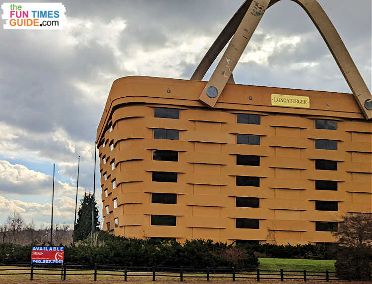 This photo of the Longaberger Basket Building for sale in Newark, Ohio was taken in November 2021. 