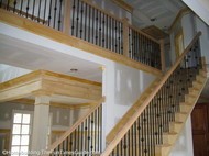 open staircase designs with a catwalk