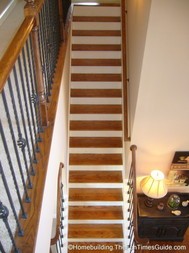 here's another way to include a catwalk as a part of open staircase designs