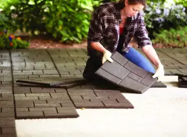 Recycled Rubber Tiles And Pavers, Recycled Tire Tiles Outdoor