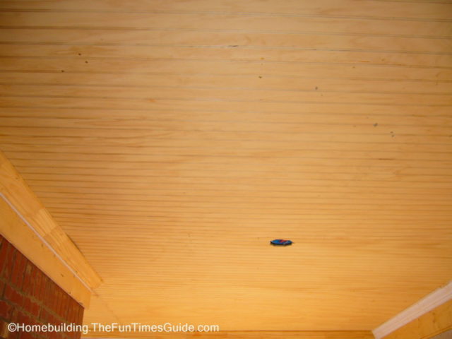 How To Install A Wood Paneled Ceiling The Homebuilding