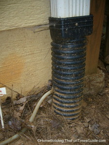 you can see the flexible tubing that connects to the gravity flow condensate drain line